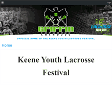 Tablet Screenshot of keenelacrosse.com